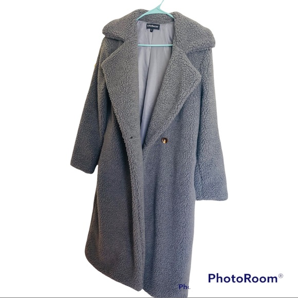 SHEIN Eilly Bazar Single ButtonTeddy Coat - Picture 5 of 5
